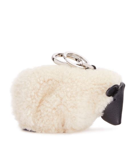 White sheepskin charm 